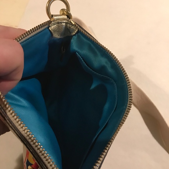 Coach Poppy Pop C Swingpack Brass/Multicolor/Gold - Picture 12 of 13